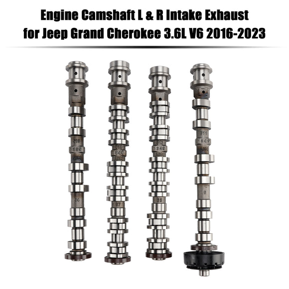 2022 Jeep Grand Cherokee WK 3.6L V6 Engine Camshaft L & R Intake Exhaust 5047912AD 5047912AA 5048029AB Generic