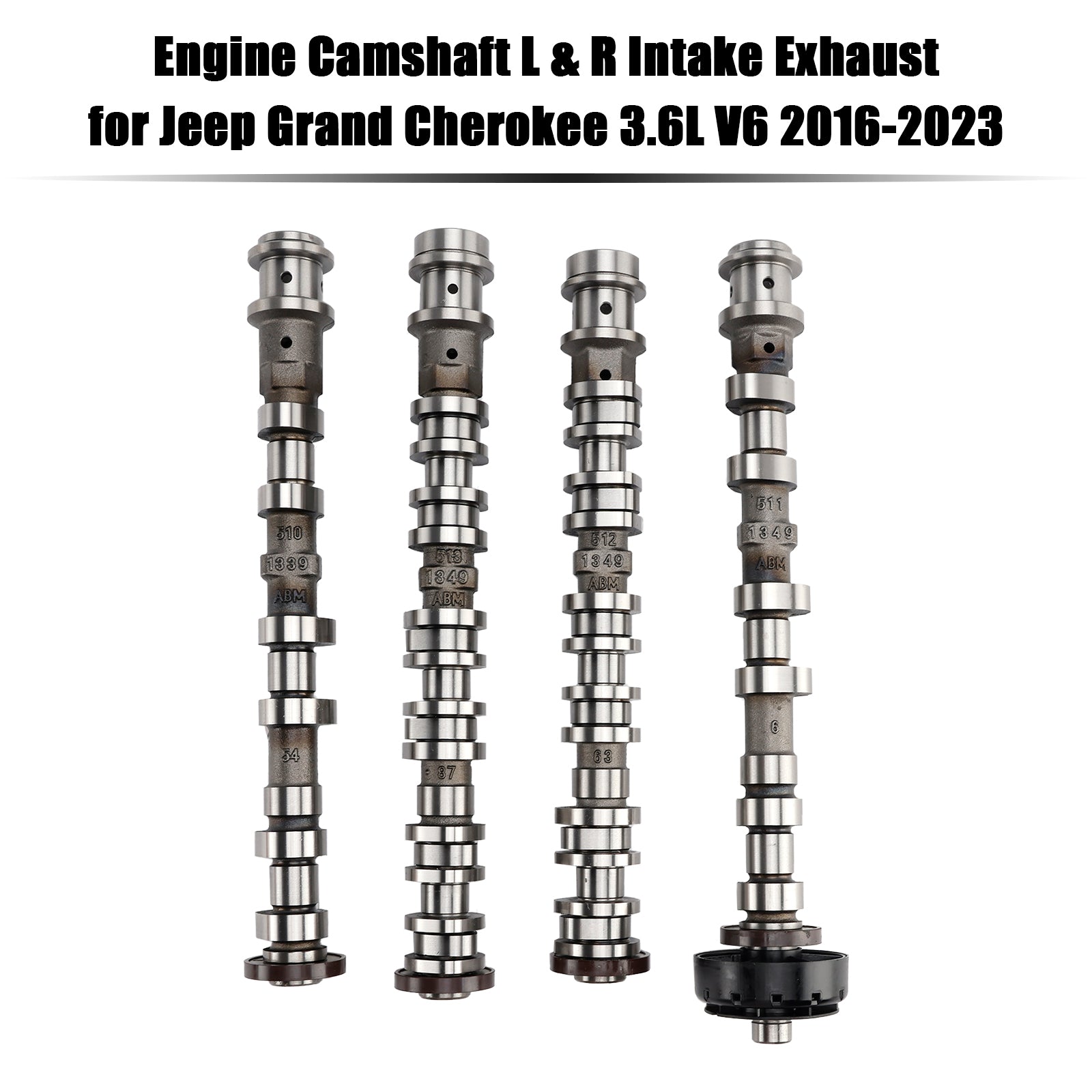 2018-2024 Jeep Wrangler 3.6L V6 Engine Camshaft L & R Intake Exhaust 5047912AD 5047912AA 5048029AB Generic