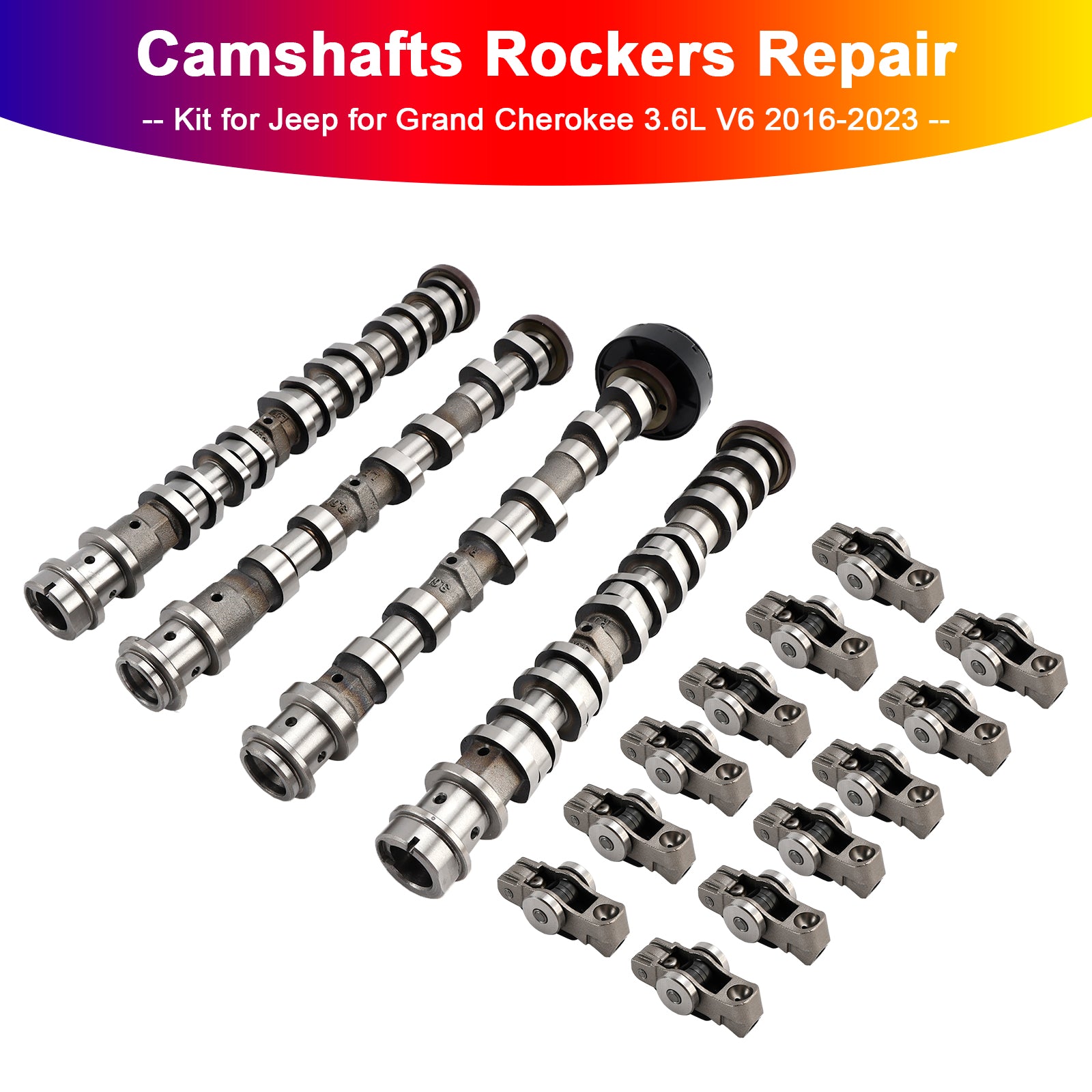 2016-2023 Jeep Grand Cherokee 3.6L V6 Camshafts Rockers Repair Kit 5047912AD 5047912AA 5048030AA Generic