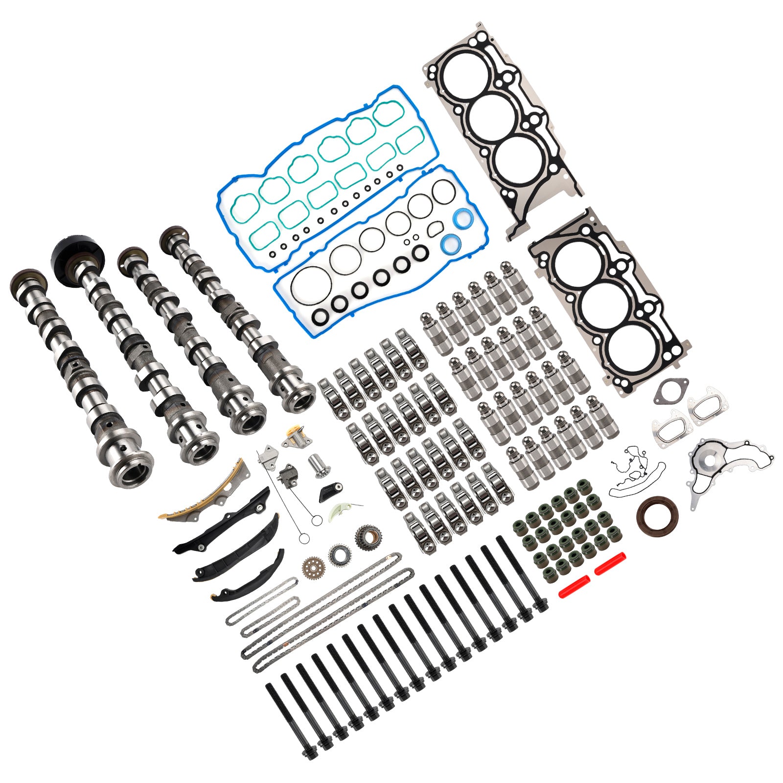 2014-2016 Dodge Ram ProMaster 1500 3.6L V6 Engine Camshafts Rockers Lifters Timing Chain 5184377AG 5184332AA Generic