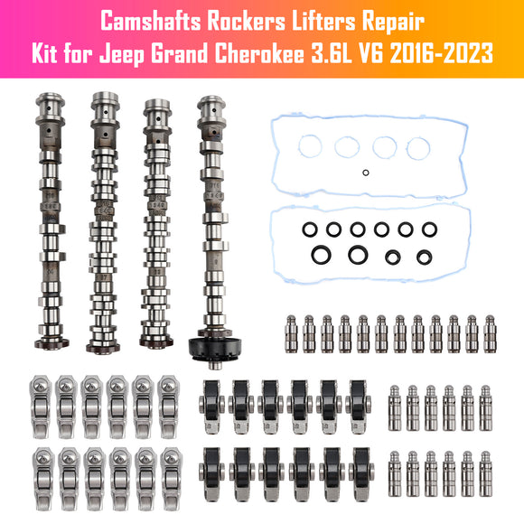 2020-2023 Jeep Gladiator 3.6L V6 Camshafts Rockers Lifters Repair Kit 5047912AD 5047912AA 50477883AC Generic
