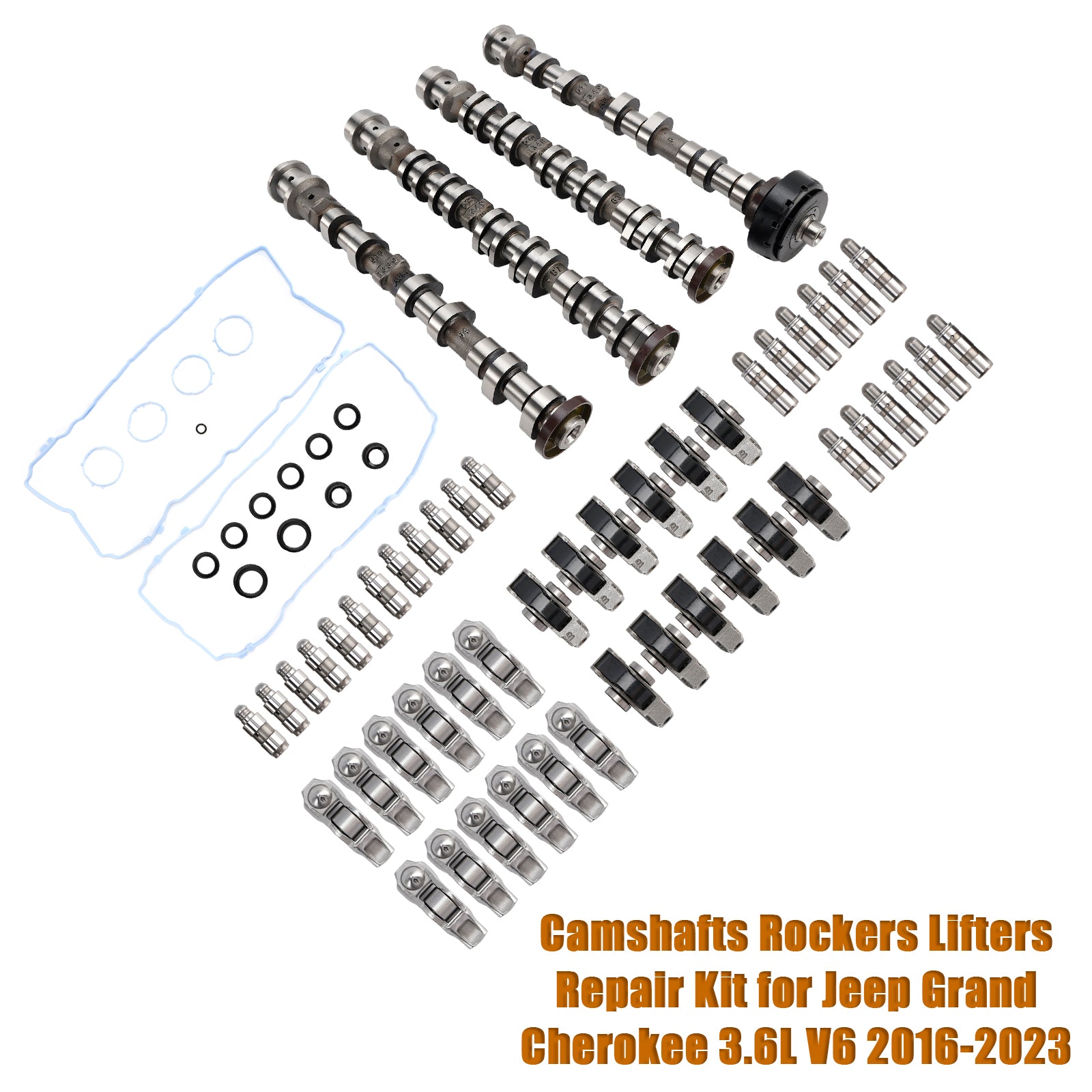2020-2023 Jeep Gladiator 3.6L V6 Camshafts Rockers Lifters Repair Kit 5047912AD 5047912AA 50477883AC Generic