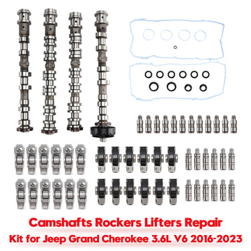 2016-2023 Jeep Grand Cherokee 3.6L V6 Camshafts Rockers Lifters Repair Kit 5047912AD 5047912AA 50477883AC Generic