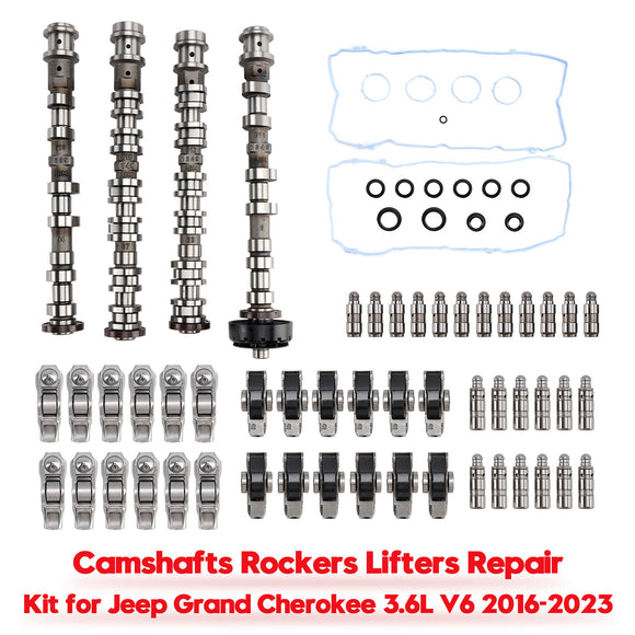 2020-2023 Jeep Gladiator 3.6L V6 Camshafts Rockers Lifters Repair Kit 5047912AD 5047912AA 50477883AC Generic