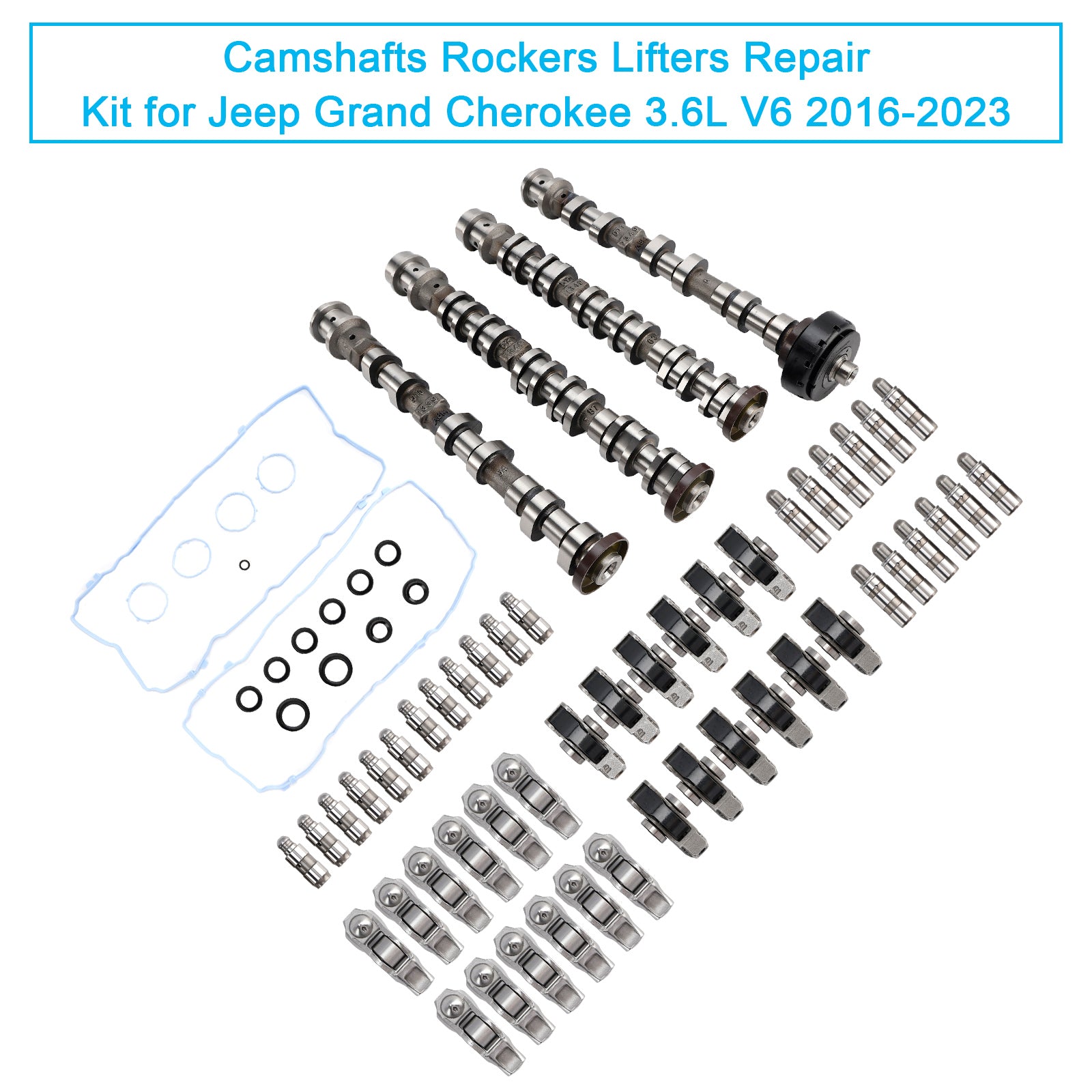 2020-2023 Jeep Gladiator 3.6L V6 Camshafts Rockers Lifters Repair Kit 5047912AD 5047912AA 50477883AC Generic