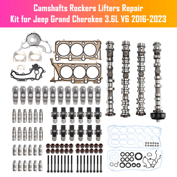 2020-2023 Jeep Gladiator 3.6L V6 Camshafts Rockers Lifters Repair Kit 5047912AD 5047912AA 68245463AA Generic