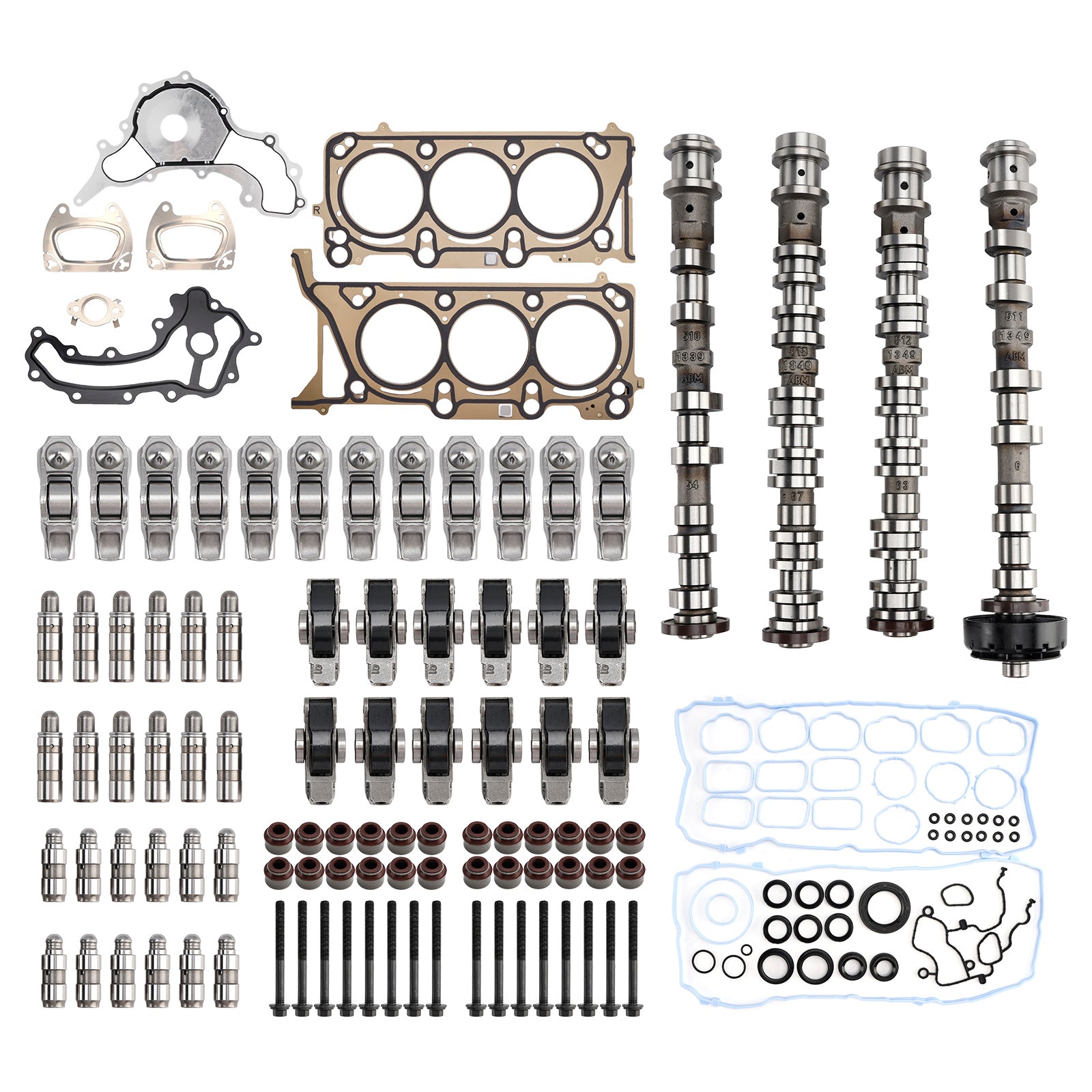 2016-2023 Jeep Grand Cherokee 3.6L V6 Camshafts Rockers Lifters Repair Kit 5047912AD 5047912AA 68245463AA Generic