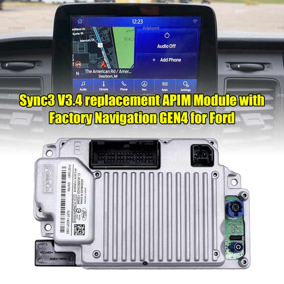 Ford Sync3 V3.4 replacement APIM Module with Factory Navigation GEN4 Generic