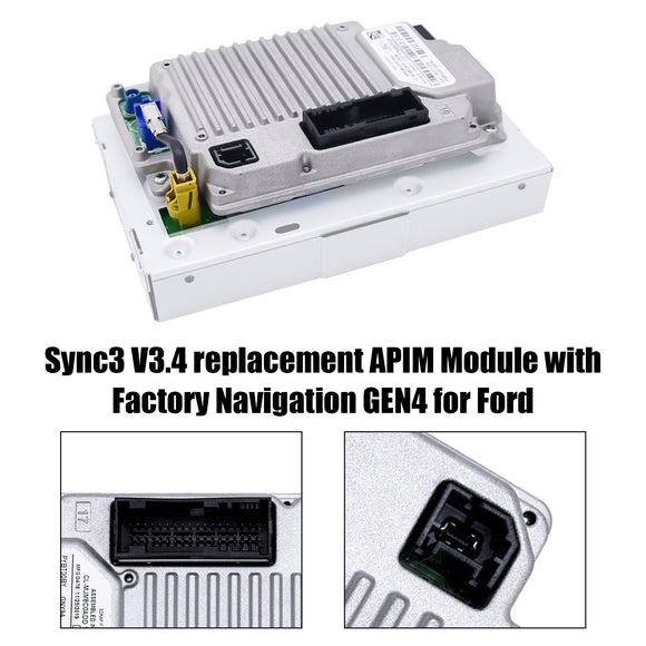Ford Sync3 V3.4 replacement APIM Module with Factory Navigation GEN4 Generic