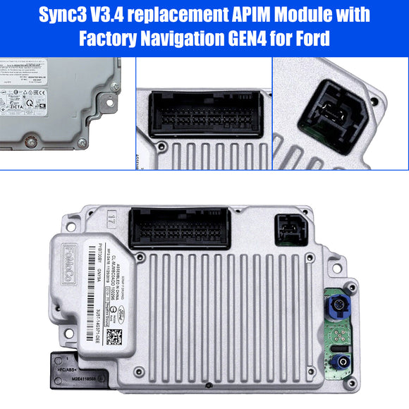 Ford Sync3 V3.4 replacement APIM Module with Factory Navigation GEN4 Generic